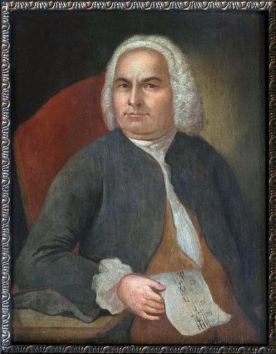 Portret Jana Sebastiana Bacha - Johann Emanuel Goebel (1720-1759). Olej na płótnie, przed 1754. Dom Bacha w Eisenach autorstwa Unknown artist