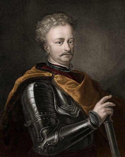 Portret Jana III Sobieskiego (1629-1696) Król Polski - Jan Sobieski III autorstwa Unknown artist