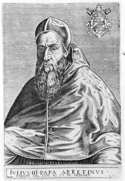 Portret Julesa III (1487 - 1555). autorstwa Unknown artist