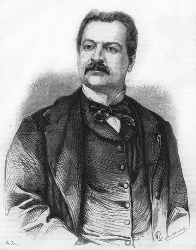 Portret Lamberta Thibousta. Autor dramatu. 1826-1867. autorstwa Unknown artist