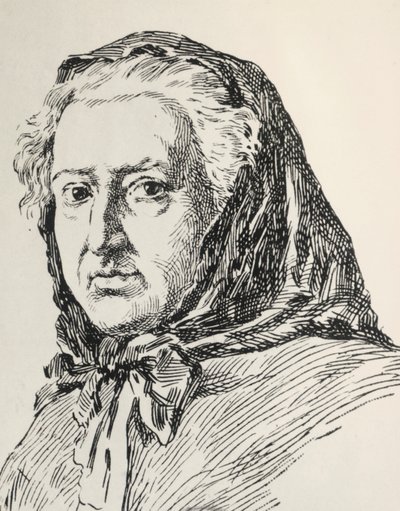 Portret Louise Ackermann autorstwa Unknown artist