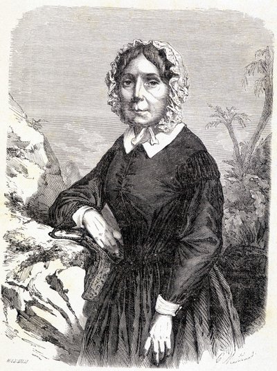 Portret Madame Idy Pfeiffer (1798-1858), austriackiej podróżniczki. autorstwa Unknown artist
