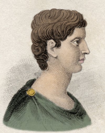 Portret Marka Antoniusza (Marcus Antonius) generała i rzymskiego męża stanu (w. 83 do 30 pne). autorstwa Unknown artist