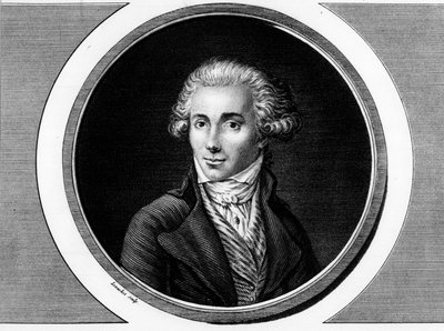 Portret Marguerite Elie Guadet, francuskiego polityka (1758-1794). Grawer w „”Kompletny zbiór obrazów historycznych rewolucji francuskiej, w trzech tomach.””” 1804. autorstwa Unknown artist