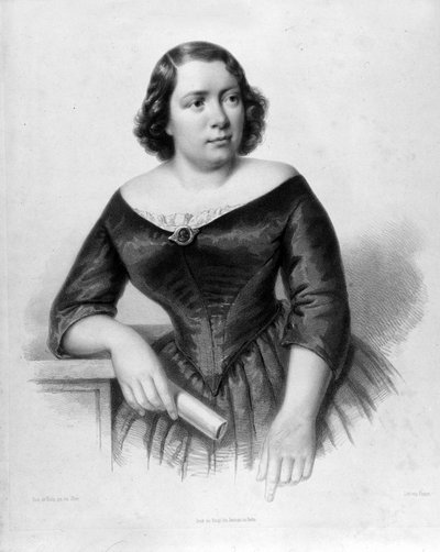 Portret Marietty Alboni (1826-1894), włoskiej śpiewaczki kontraltowej. autorstwa Unknown artist