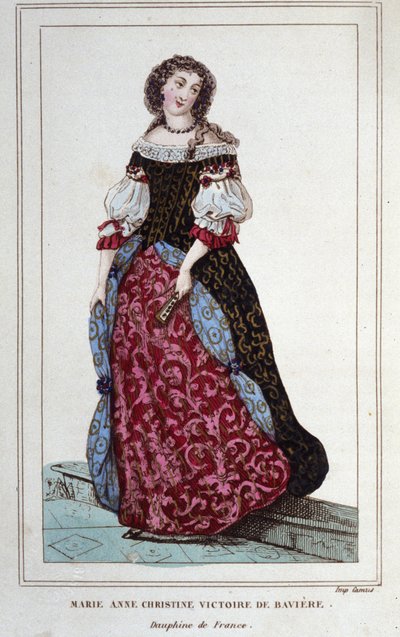 Portret Maryi - Anny - Krystyny Bawarskiej. Monachium autorstwa Unknown artist