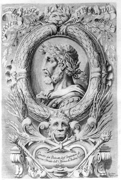 Portret Odoakrów (433 - 493). autorstwa Unknown artist