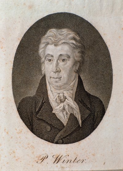 Portret Piotra Wintera (rycina autorstwa Unknown artist