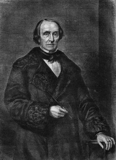 Portret Petera von Corneliusa, niemieckiego malarza 1783-1867). autorstwa Unknown artist