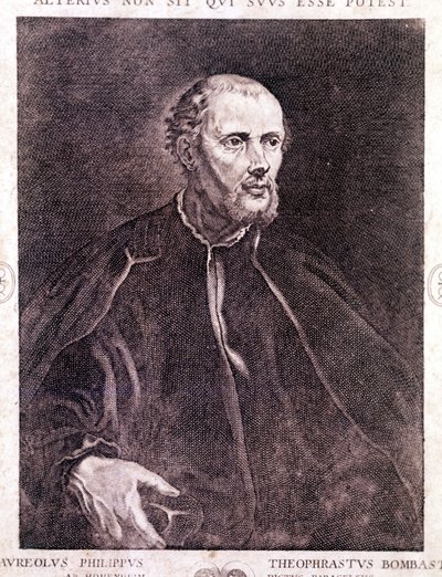 Portret Philippa Aureolus Theophrastus Bombast von Hohenheim Paracelsus autorstwa Unknown artist
