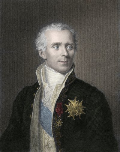 Portret Pierre Simona, markiza de Laplace, matematyka i astronoma (1749-1827) - Pierre Simon Laplace (1749-1827), francuski matematyk autorstwa Unknown artist