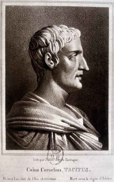 Portret Publiusza Korneliusza Tacyta Tacyta, rzymskiego historyka (w.56-w.120). autorstwa Unknown artist