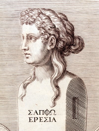 Portret Safony (Sapfo). autorstwa Unknown artist