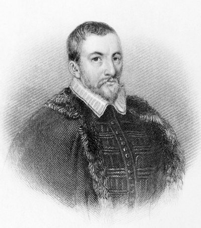 Portret sir Thomasa Bodleya. Angielski dyplomata i uczony (1545-1613). autorstwa Unknown artist