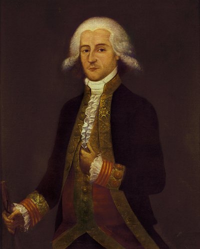 Portret hiszpańskiego żeglarza i wojskowego Federico Carlosa Graviny (1756-1836), koniec XVIII-XIX wieku (olej na płótnie) autorstwa Unknown artist