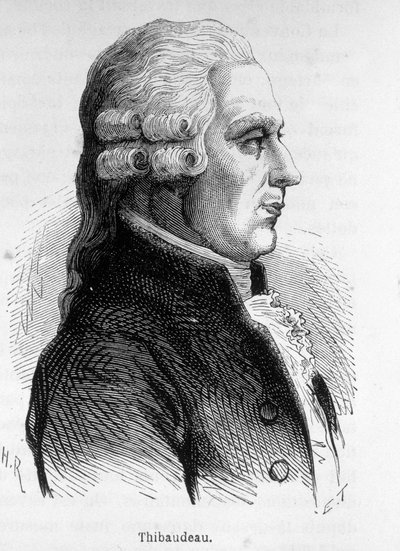 Portret Thibaudeau, francuskiego polityka (1765-1854). autorstwa Unknown artist