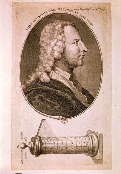 Portret Thomasa Wrighta autorstwa Unknown artist