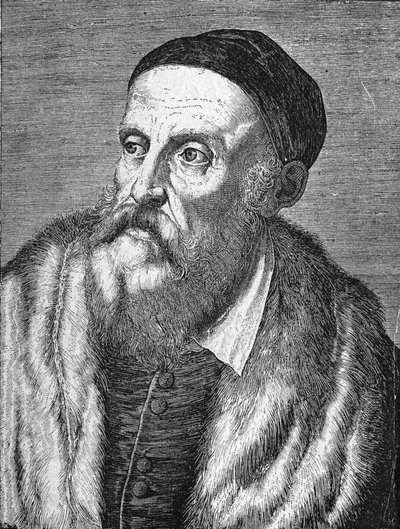 Portret Tiziano Vecellio (Tycjana) (1490 - 1576) autorstwa Unknown artist