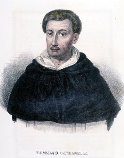 Portret Tommaso Campanelli (1568-1639), włoskiego filozofa. autorstwa Unknown artist