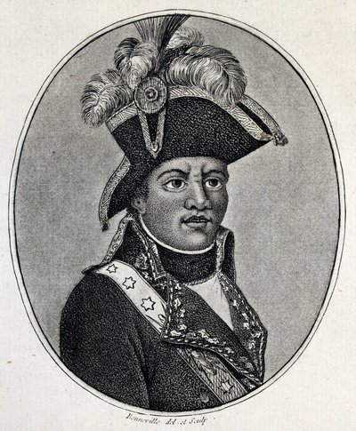 Portret Toussaint Louverture (Toussaint-Louverture) autorstwa Unknown artist