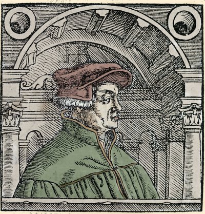Portret Ulricha Zwingli (1484-1531), szwajcarskiego reformatora religijnego. autorstwa Unknown artist