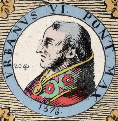Portret Urbana VIA (Bartolomeo Prignano) (Urbano sesto VI) autorstwa Unknown artist
