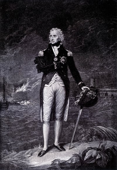 Portret wicehrabiego Horatio Nelsona (1758 - 1805), admirała brytyjskiego. autorstwa Unknown artist