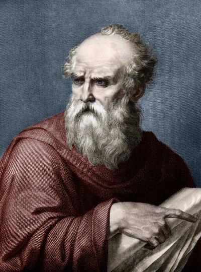 Portret Witruwiusza (Marcus Vitruvius Pollo) rzymskiego architekta żyjącego w I wieku p.n.e. autorstwa Unknown artist