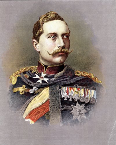 Portret Wilhelma II (1859 - 1941) autorstwa Unknown artist