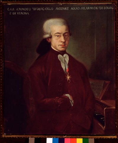 Portret Wolfganga Amadeusza Mozarta w wieku 21 lat (obraz autorstwa Unknown artist