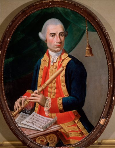 Portret flecisty (obraz autorstwa Unknown artist