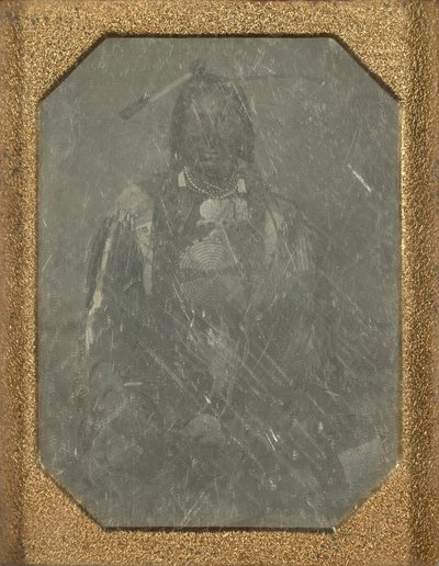 [Portret amerykańskiego Indianina]. autorstwa Unknown artist