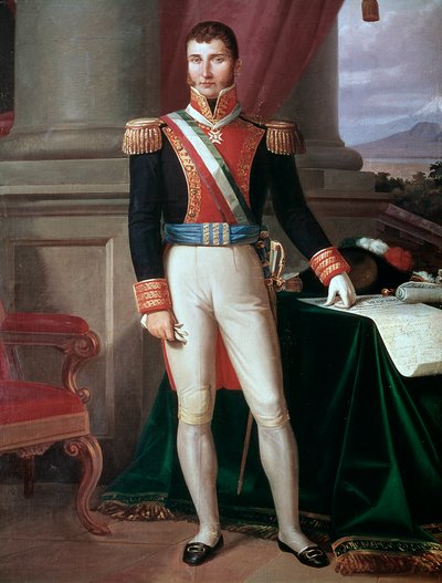 Portret cesarza meksykańskiego Agustina Iturbide