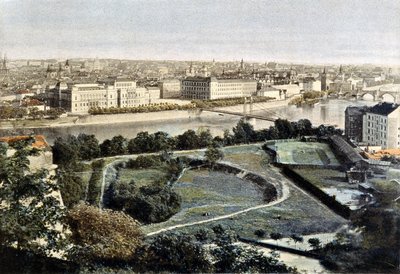 Praga, widok ogólny, koniec XIX wieku autorstwa Unknown artist