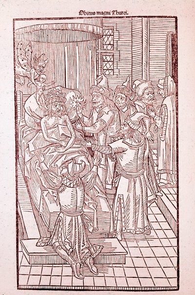 Prawdopodobnie sułtan Mehmed II w 1481 r. (Grawerowanie autorstwa Unknown artist