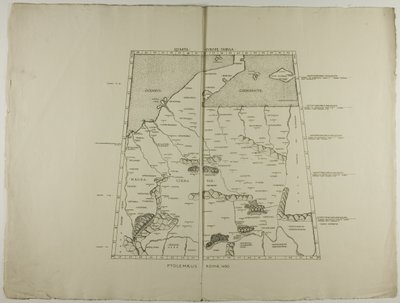 Czwarta Tabula Europa: Ptolemaeus Romae 1490 autorstwa Unknown artist