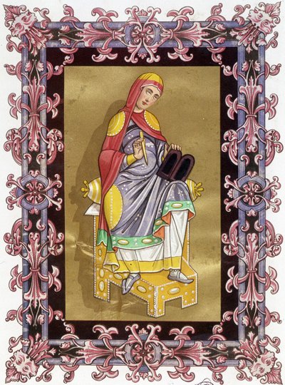 Radegonde (ok. 520 - 587), królowa Francji, żona Clotaire