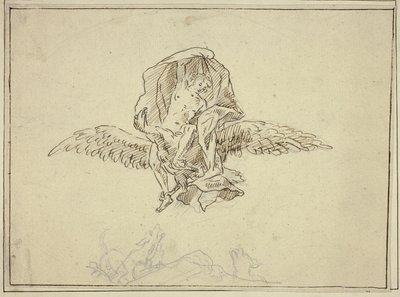 Gwałt na Ganimedesie autorstwa Unknown artist