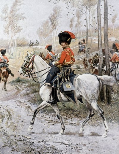 Pułk Łowców Konnych autorstwa Unknown artist