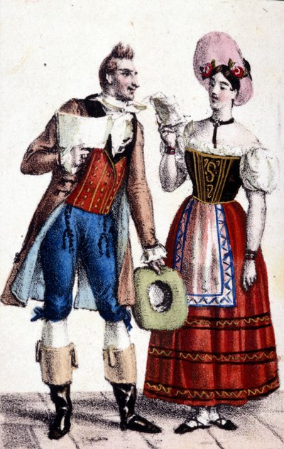 Reprezentacja Dulcamare i Aliny (w wykonaniu odpowiednio Frezzoliniego i Heinefettera) w operze „Elixir d