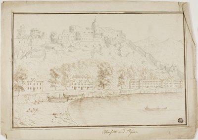 Rhinefelts i Saint Goar autorstwa Unknown artist