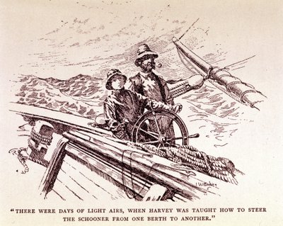 Rudyard Kipling: „Kapitanowie odważni”, Nowy Jork 1899 (rycina) autorstwa Unknown artist