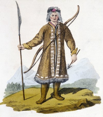 rosyjski myśliwy autorstwa Unknown artist