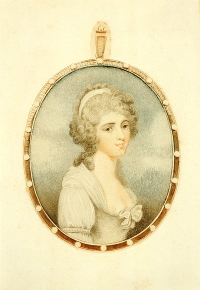 STORACE, Ann (Nancy) (1765-1817) Angielski sopran autorstwa Unknown artist