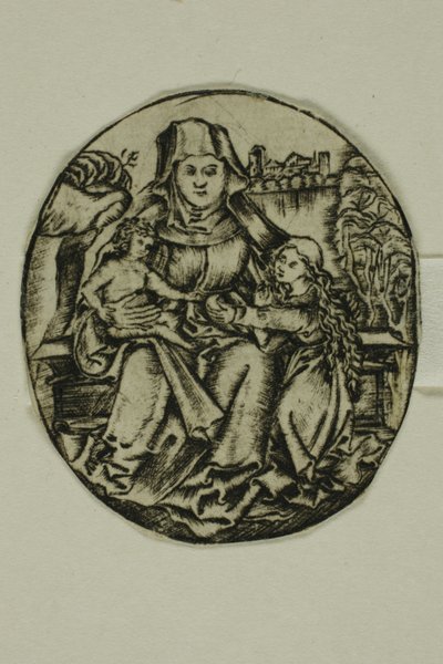 Św. Anna, Dziewica i Dzieciątko autorstwa Unknown artist