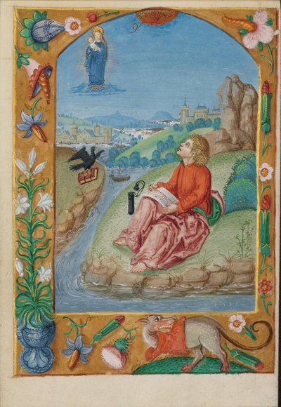 Święty Jan na Patmos autorstwa Unknown artist