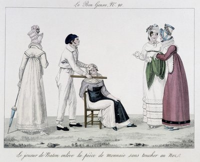 Saltimbanque: pałkarz - w „Dobrym gatunku”, deb. 19 wiek autorstwa Unknown artist