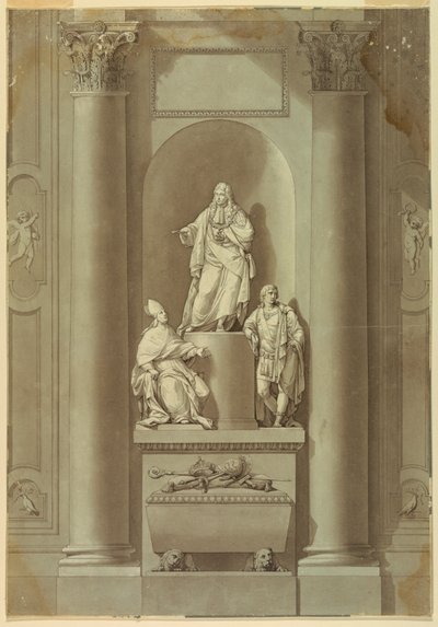 Pomnik nagrobny trzech ostatnich Stuartów autorstwa Unknown artist