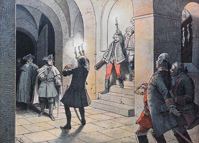 Wojna siedmioletnia, między 1756 a 1763 rokiem, król Fryderyk Wielki autorstwa Unknown artist