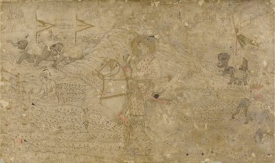 Shah Jahan i jego syn Dara Shikoh Polowanie autorstwa Unknown artist